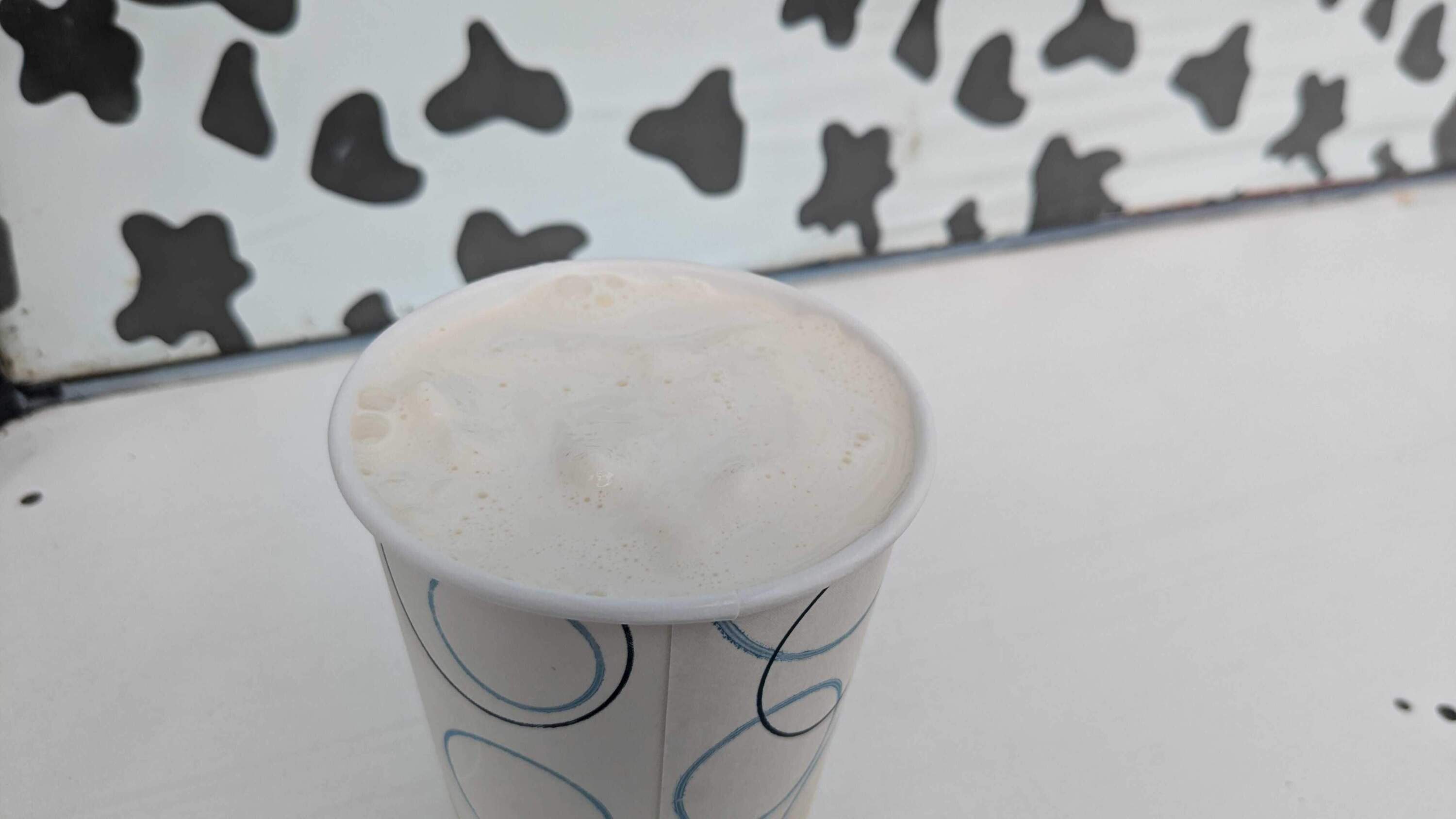 A frappe at Dairy Delight in Malden. (Hanna Ali/WBUR)