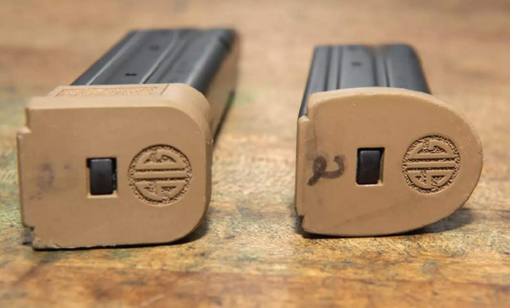 Magazines for a Sig Sauer pistol. (Courtesy of the U.S. Air Force)