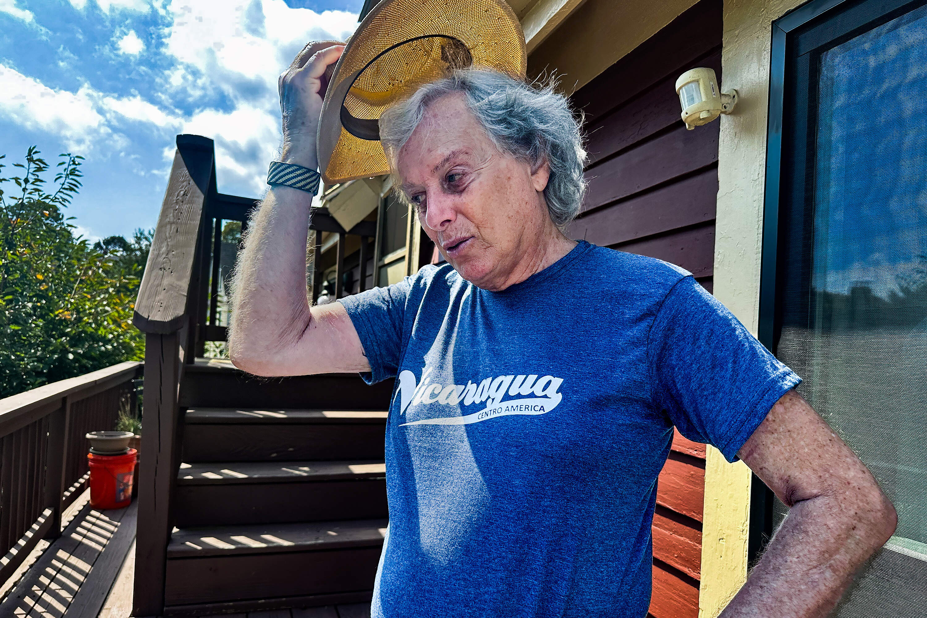 Roberto Chao migrated to Massachusetts from Uruguay in 1984. He said the specter of a National Guard deployment here reminds him of the military dictatorship he fled four decades ago. (Simón Rios/WBUR)