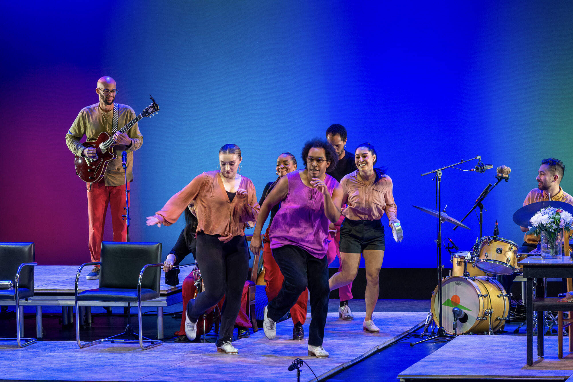 Music From The Sole performing "House is Open, Going Dark." (Courtesy Smiley Guirand)