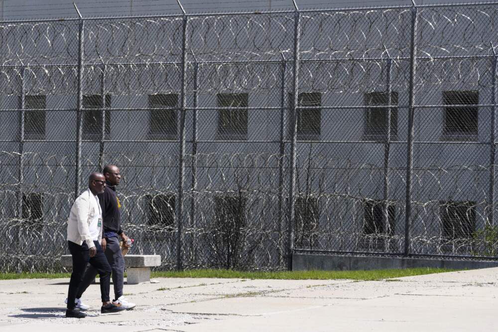 Outside of Department Of Corrections Division 11 is seen in Chicago, Monday, April 22, 2024. (Nam Y. Huh/AP)