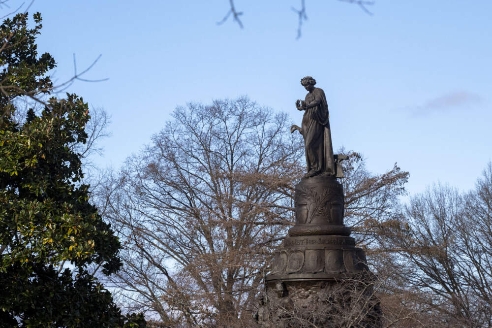 A Confederate Memorial is seen in Arlington National Cemetery in Arlington, Va., Dec. 18, 2023. (Kevin Wolf/AP)