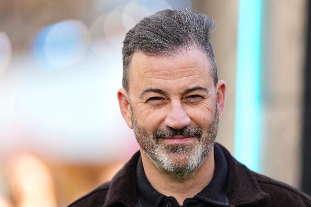 Jimmy Kimmel poses for photographers, March 30, 2025, in London. (Scott A Garfitt/Invision/AP)