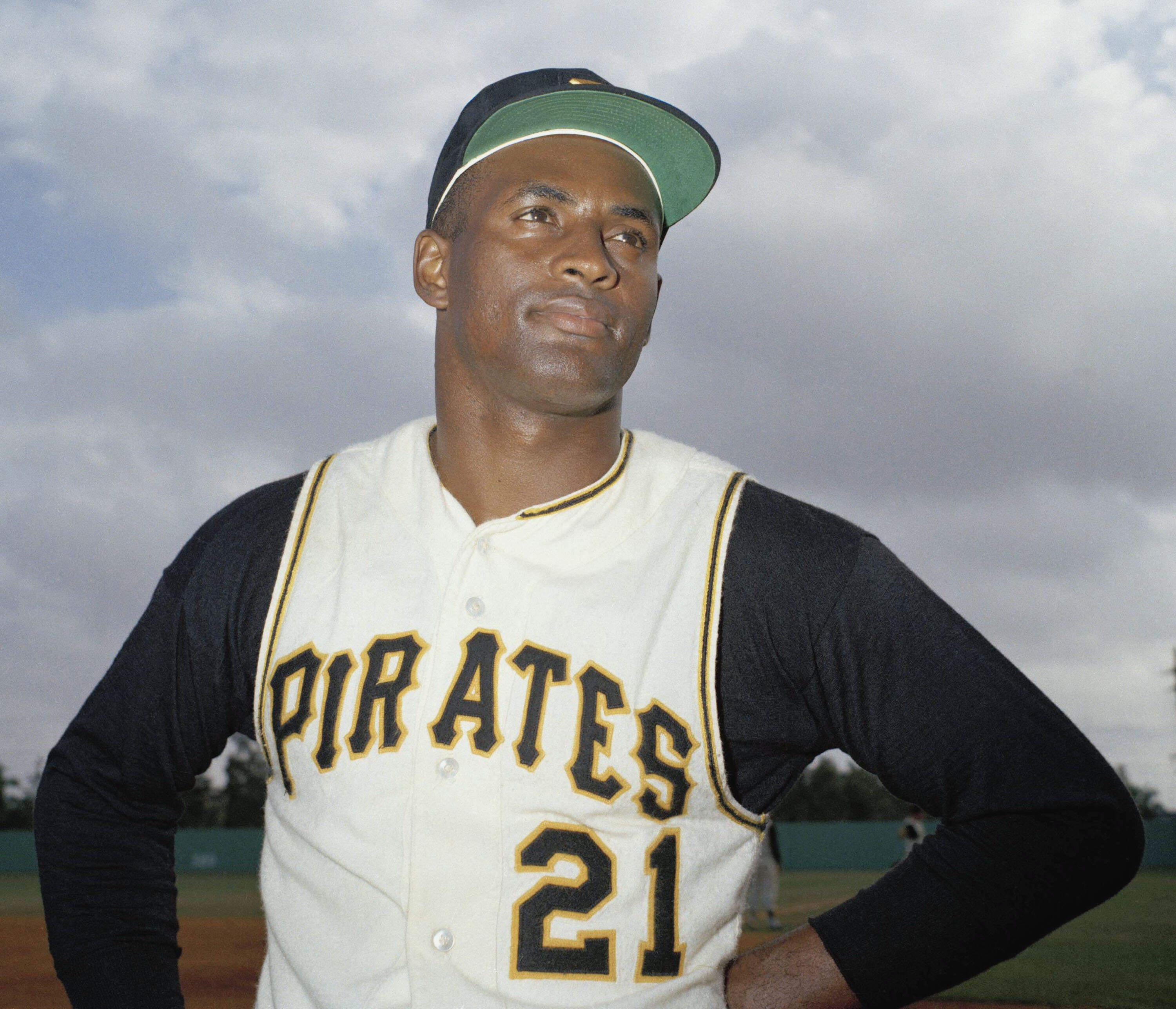 Outfielder for the Pittsburgh Pirates baseball team Roberto Clemente is shown, 1967. (AP Photo)