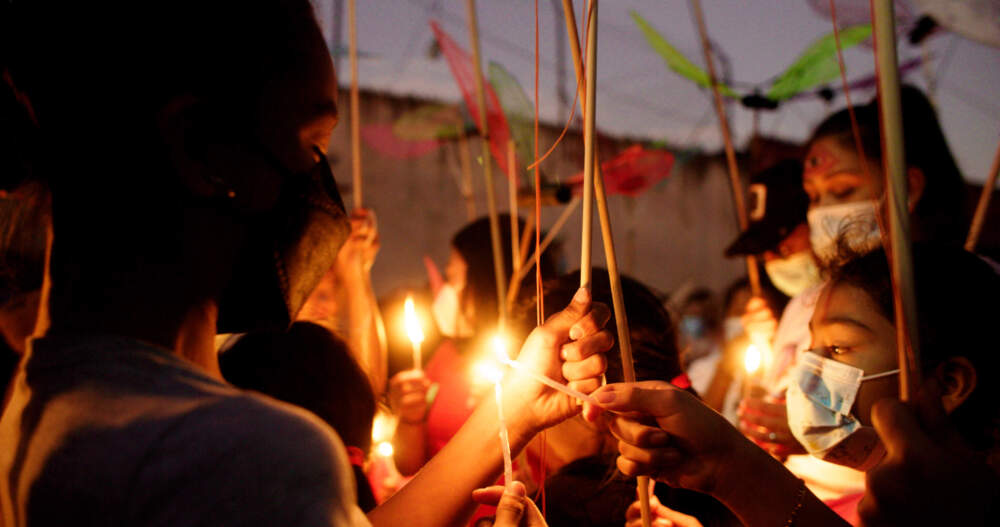 A still from directors Vickie Curtis and Doug Anderson's documentary "Comparsa." (Courtesy the filmmakers)