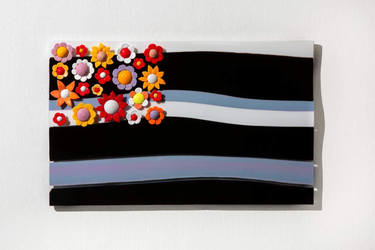 Nancy Callan and Katherine Gray, "Floral Glory," 2019. (Courtesy Russell Johnson and Fuller Craft Museum)