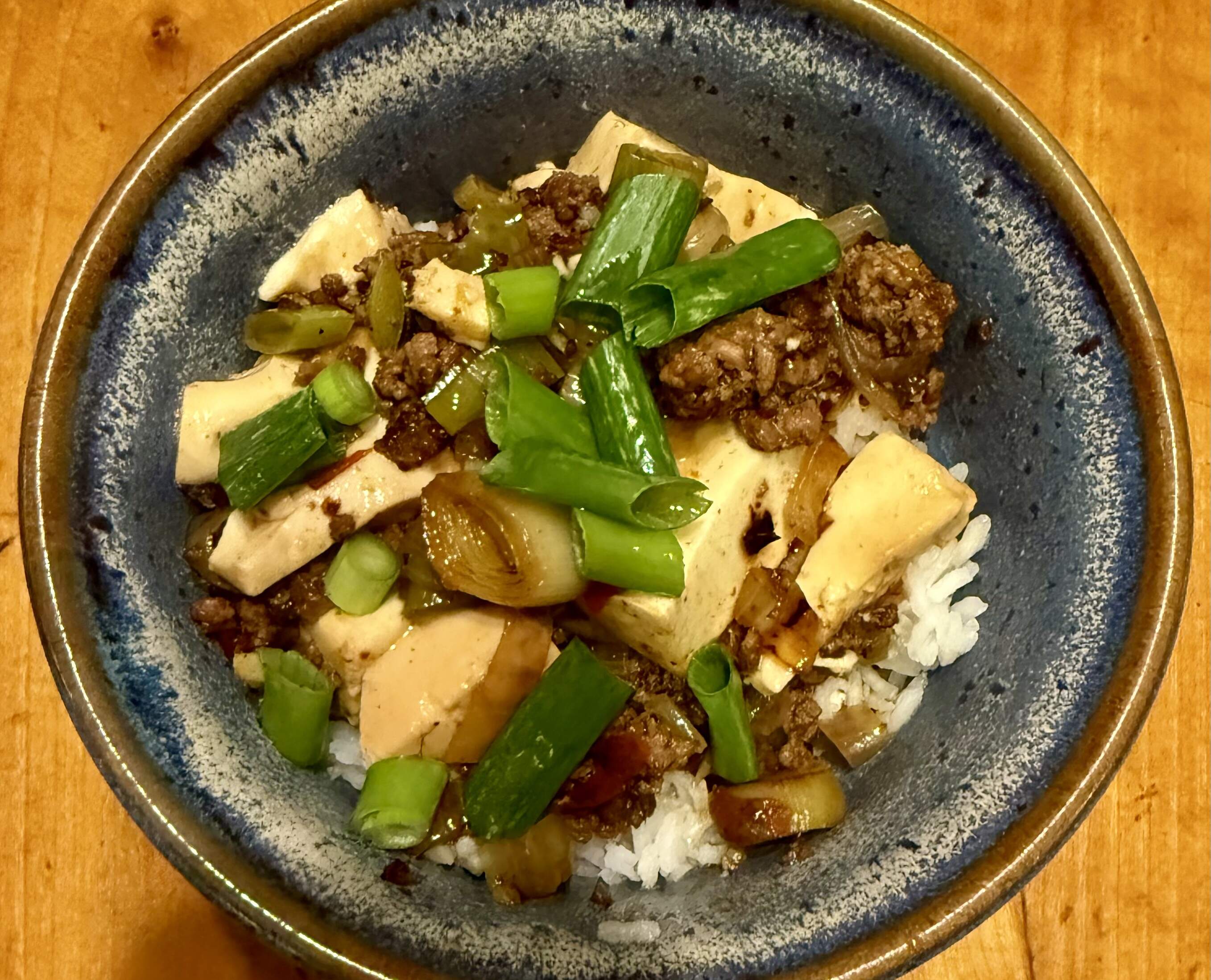 Mapo tofu. (Kathy Gunst/Here &amp; Now)