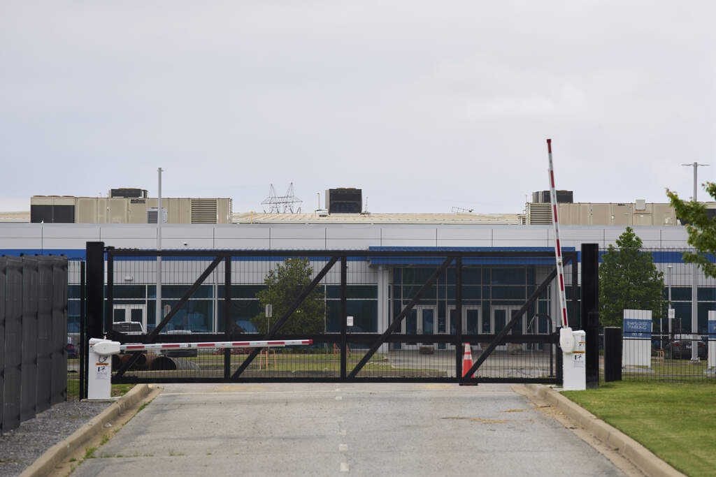 The xAI data center is seen, May 7, 2025, in Memphis, Tenn. (AP Photo/George Walker IV, file)