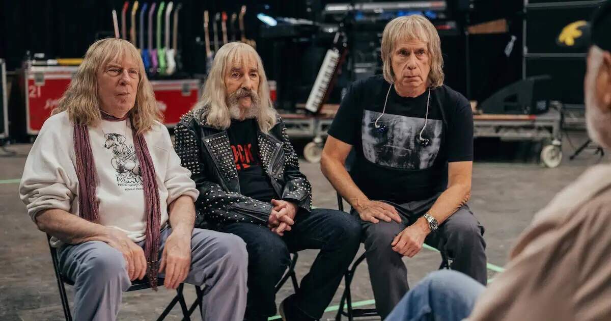 Michael McKean, Harry Shearer and Christopher Guest return for “Spinal Tap II: The End Continues.” (Courtesy Bleecker Street)