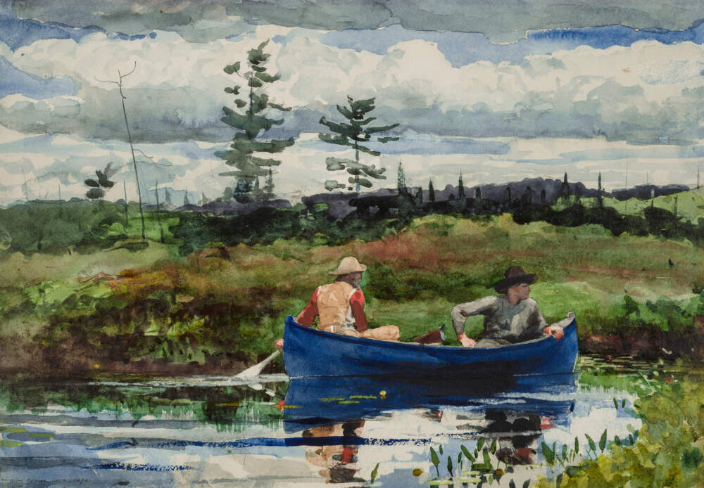 Winslow Homer, "The Blue Boat," 1892. (Courtesy Museum of Fine Arts, Boston)