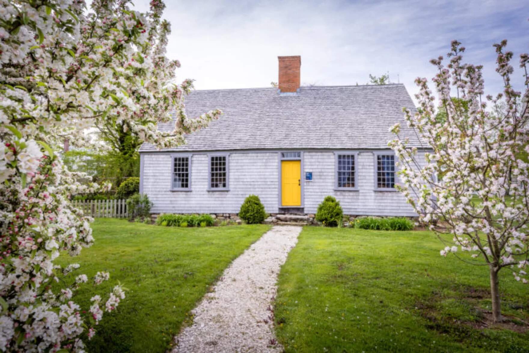 Vincent House in Edgartown was built in 1672. (Courtesy of Randi Baird/Vineyard Preservation Trust)