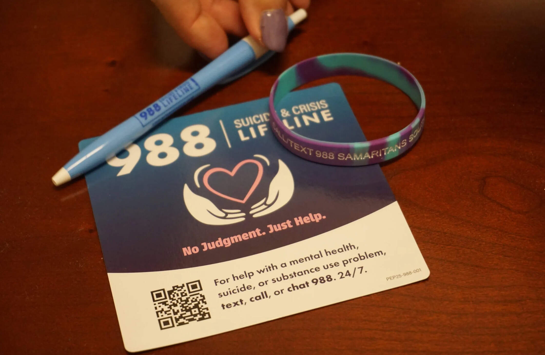 Fall River’s Samaritans South Coast answers the 988 Lifeline whenever a local caller dials 988. (The Public’s Radio)
