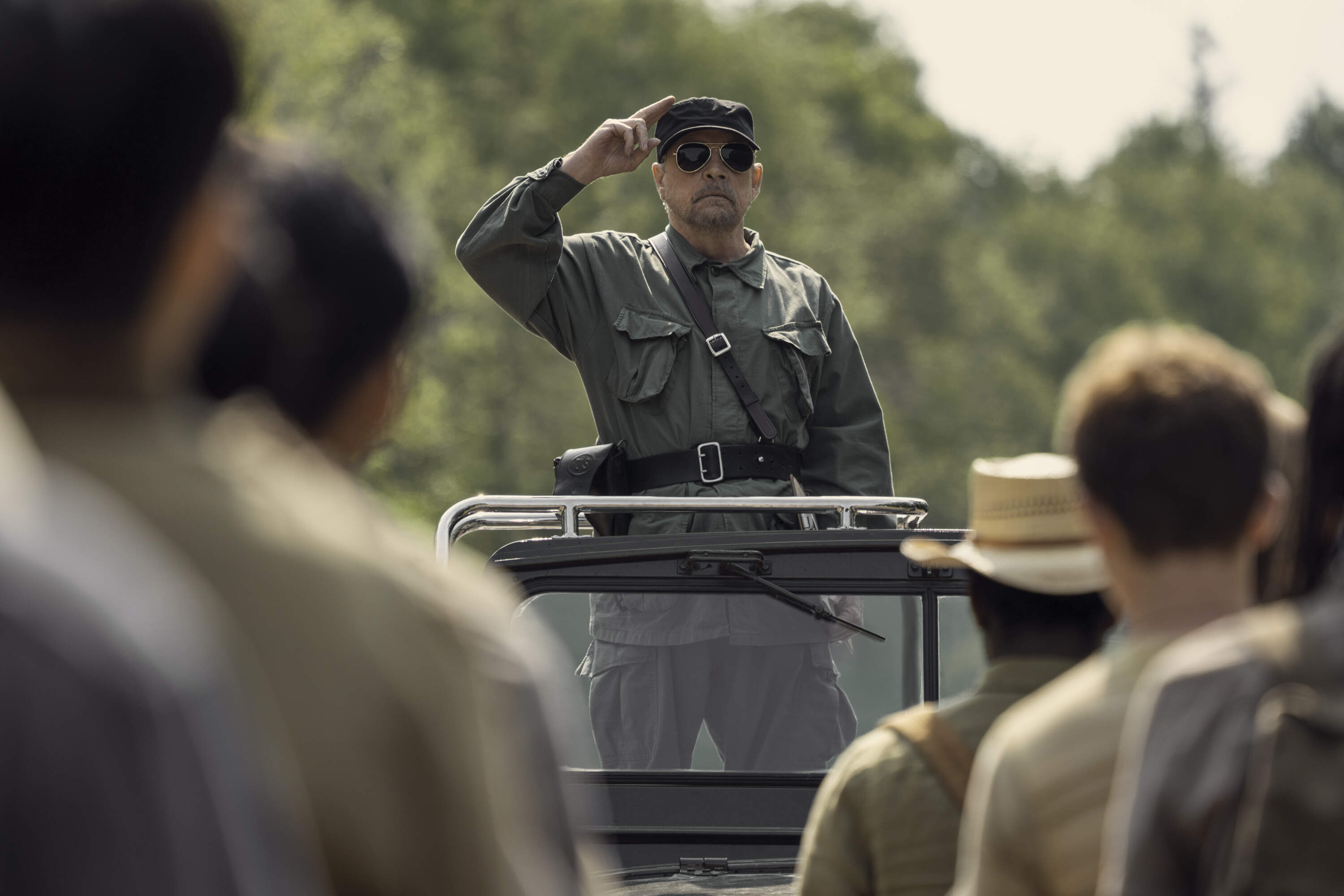 Mark Hamill in "The Long Walk." (Courtesy Murray Close/Lionsgate)