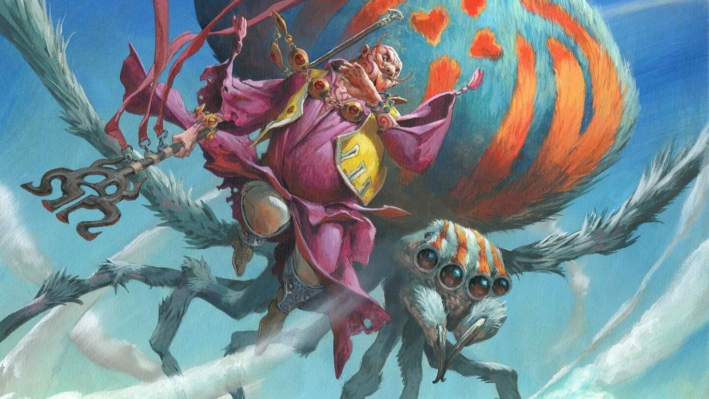 Art for "Scions of the Ur-Spider" by Jesper Ejsing from the "Through the Omenpaths" set. (Courtesy of Wizards of the Coast)