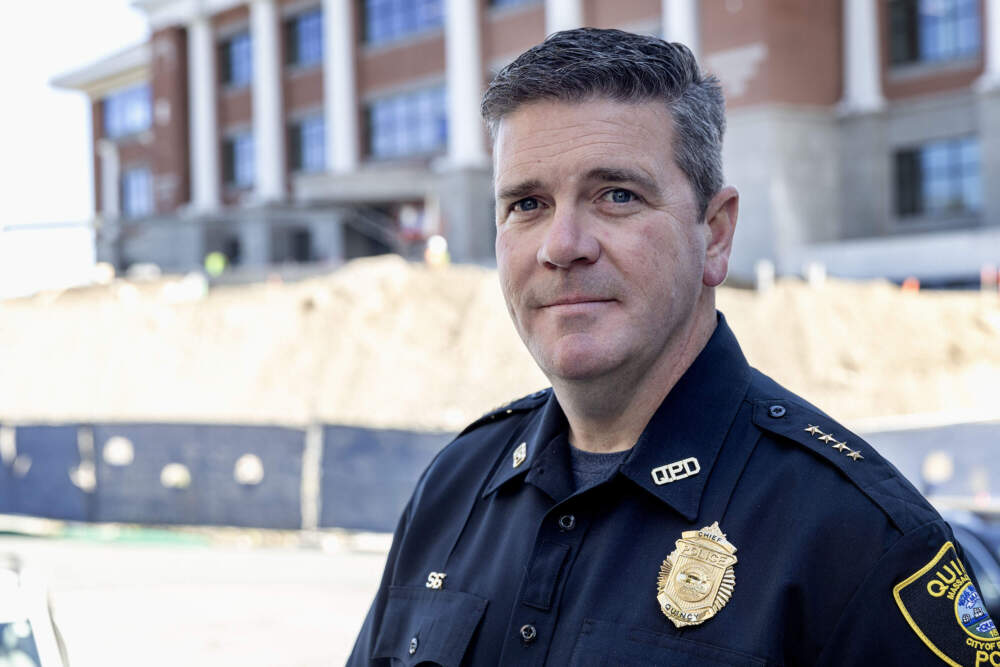 Quincy Chief of Police Mark Kennedy. (Robin Lubbock/WBUR)