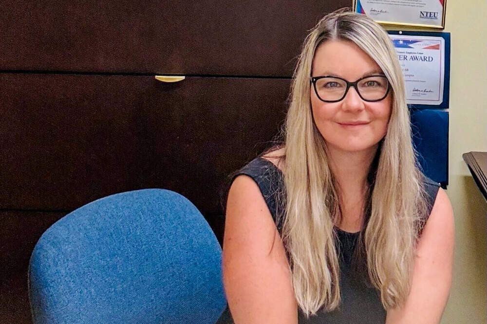 Beth Willwerth works for the IRS in Andover, Massachusetts. She's been a federal employee since 2009 and is chapter president of the National Treasury Employee's Union (NTEU). (Courtesy Beth Willwerth)
