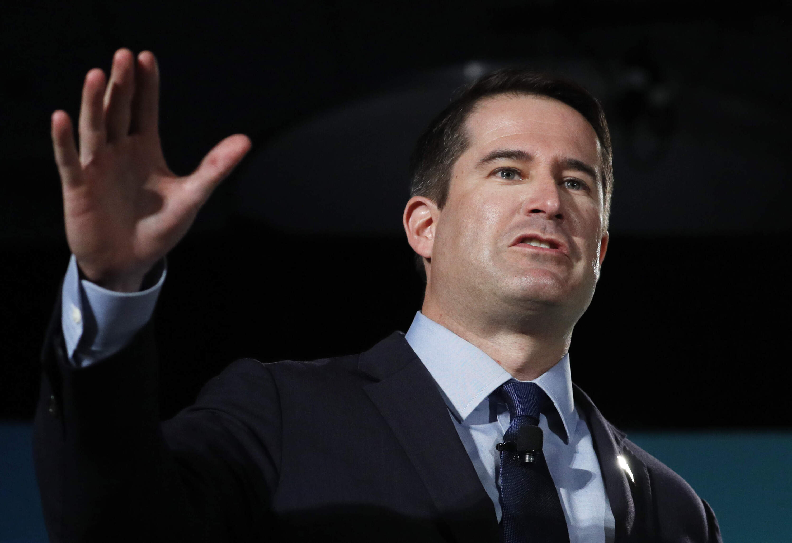 U.S. Rep. Seth Moulton, D-Mass., in Las Vegas in 2019. (John Locher/AP File)