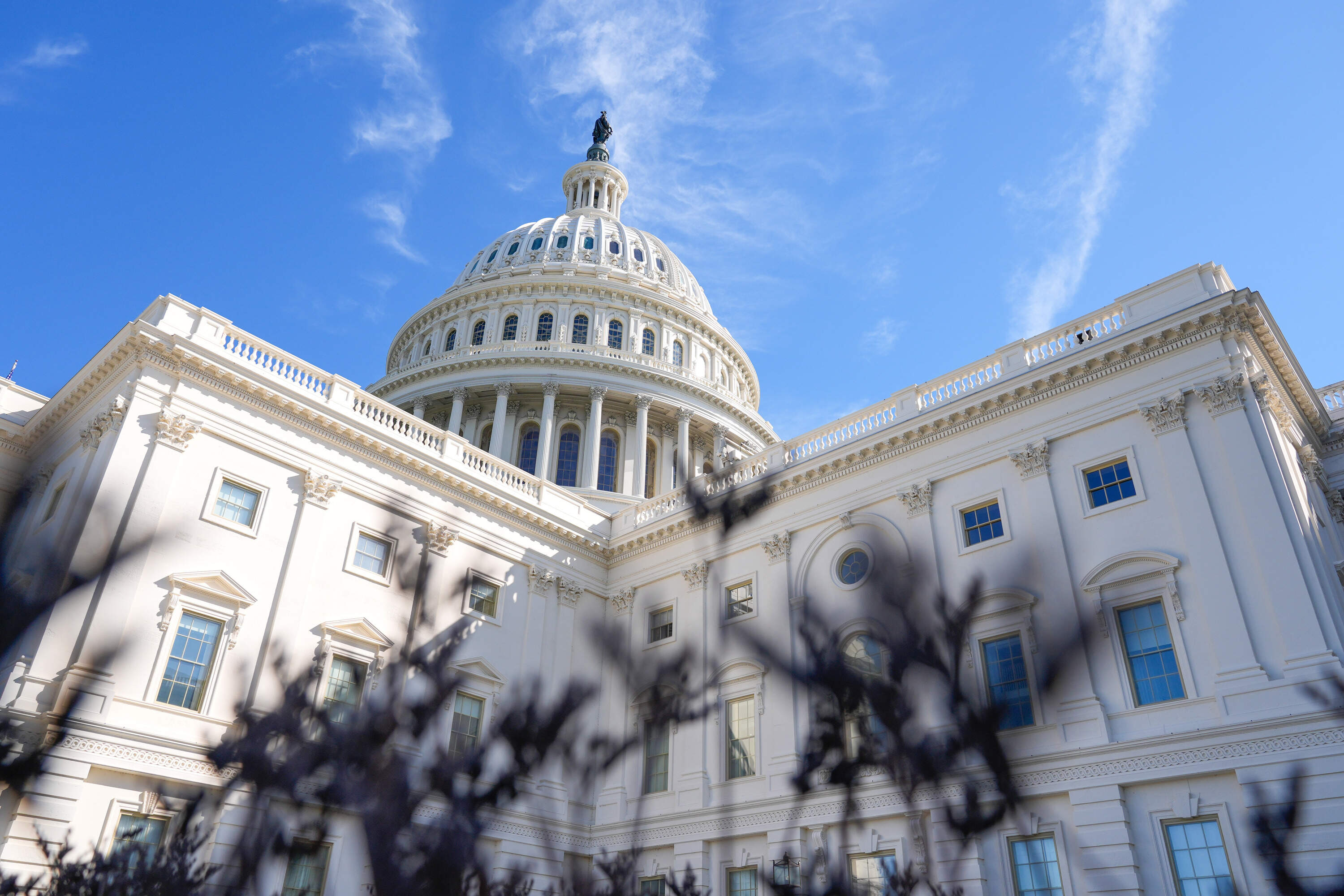 The U.S. Capitol is photographed, Wednesday, Oct. 1, 2025, on Capitol Hill in Washington. (Mariam Zuhaib/AP)