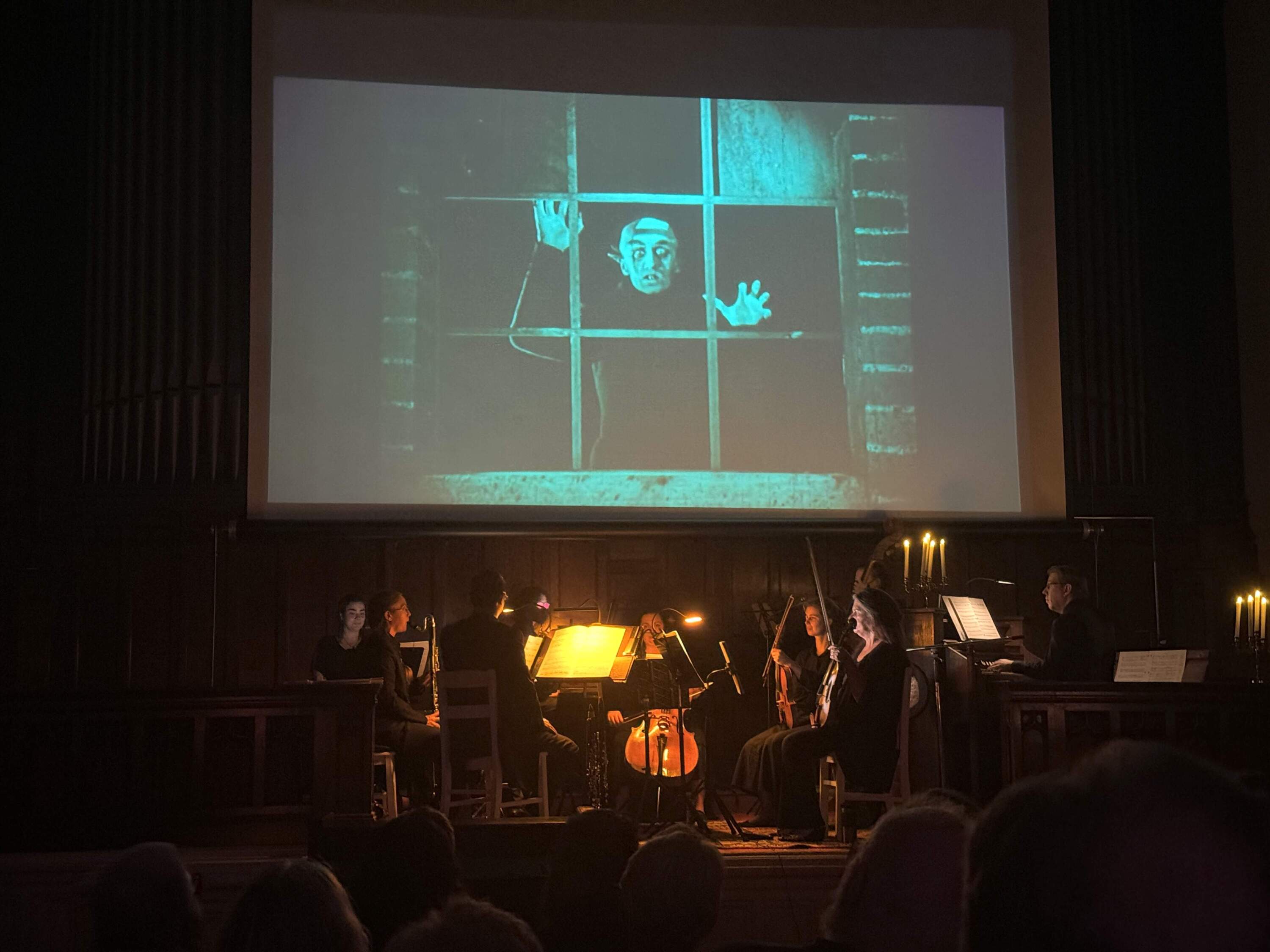 Arpeggione Ensemble performing at Epsilon Spires in Brattleboro, Vermont in October 2024. (Courtesy Arpeggione Ensemble)