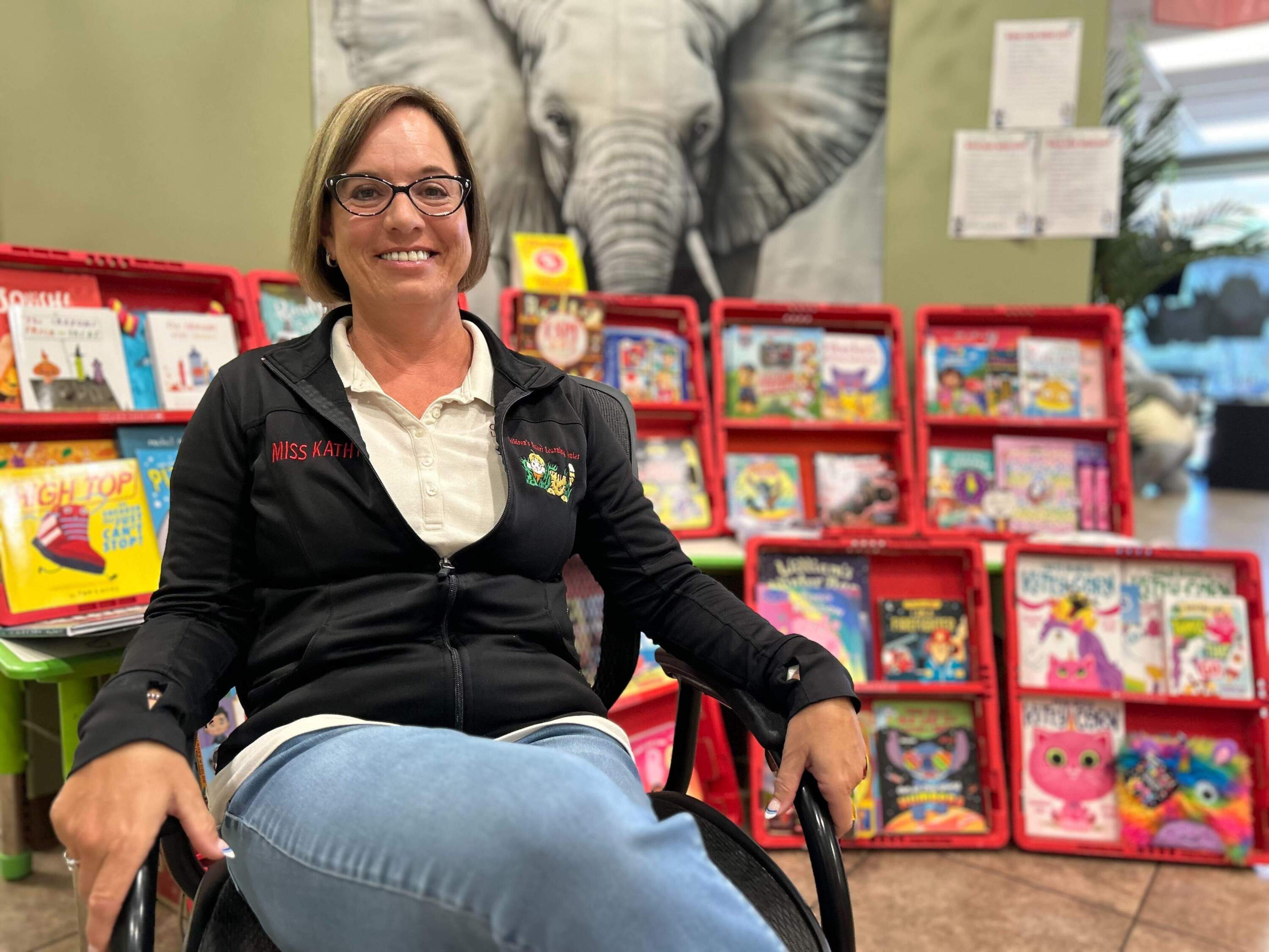 Kathy Balderrama,owner of the Children's Safari Learning Center in Mesa, Arizona. (Peter O'Dowd/Here &amp; Now)