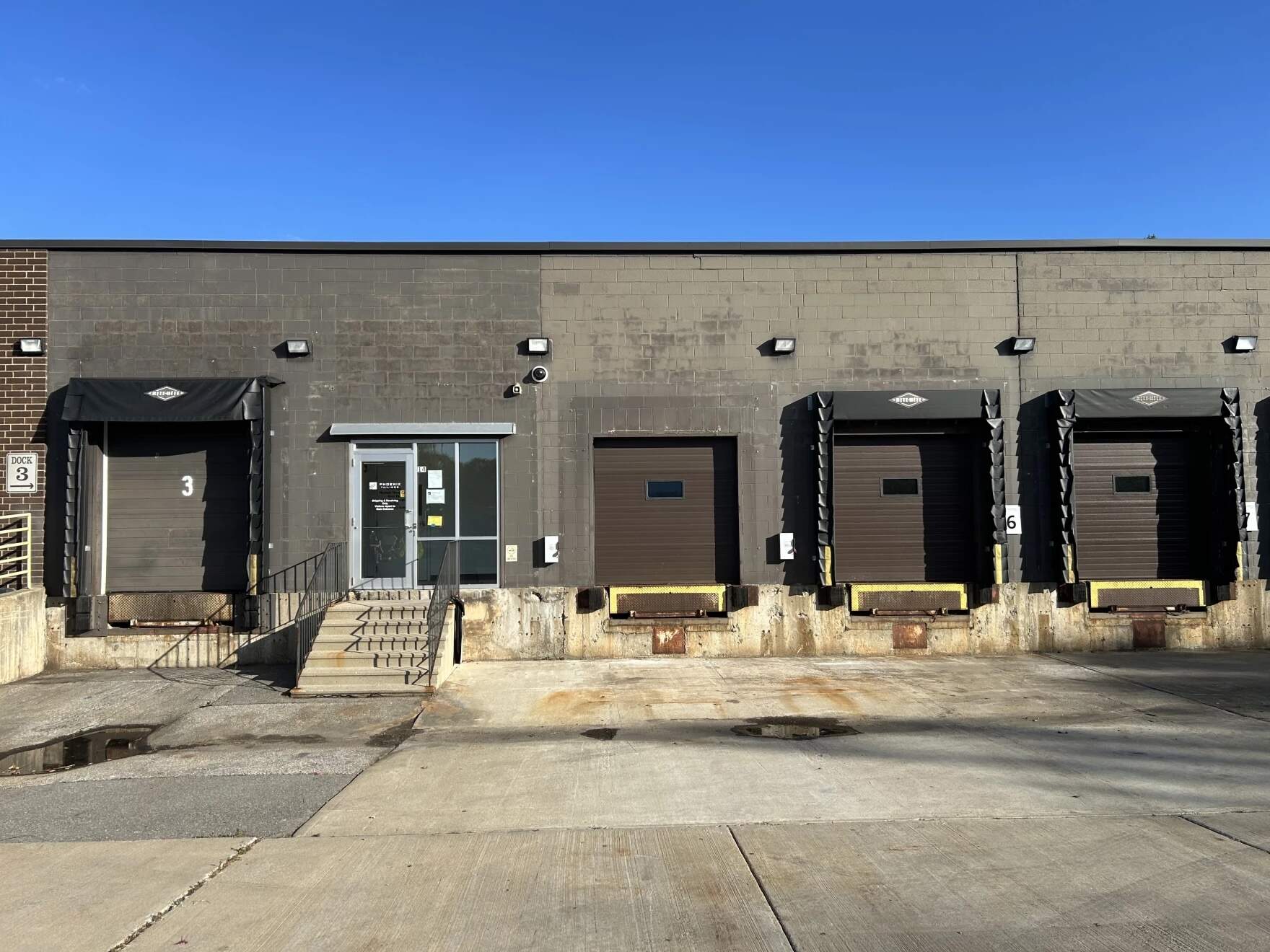 The building that Phoenix Tailings is using for their operation in Exeter is unassuming. But the company is hoping to turn it into one of the largest rare earth metal production facilities in the country. (Mara Hoplamazian/NHPR)
