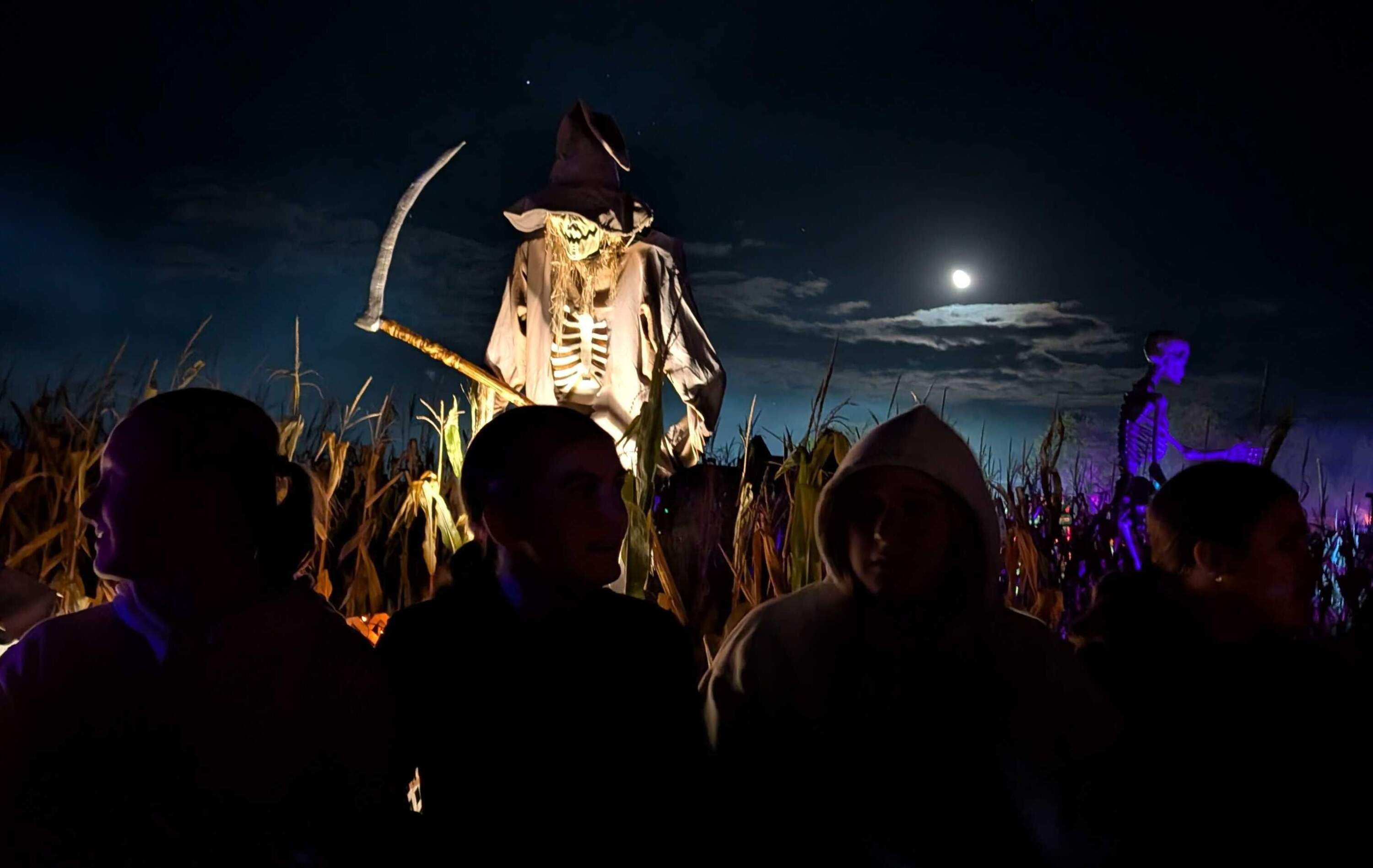 From a haunted hayride at McCray's Farm in South Hadley, MA. (Courtesy Ben Brock Johnson)