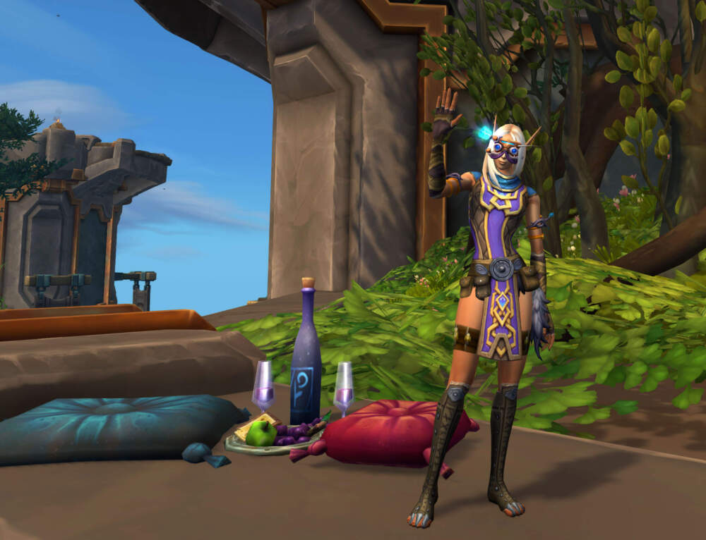 Stef's World of Warcraft avatar, Layorin. Courtesy of Stef Sanjati