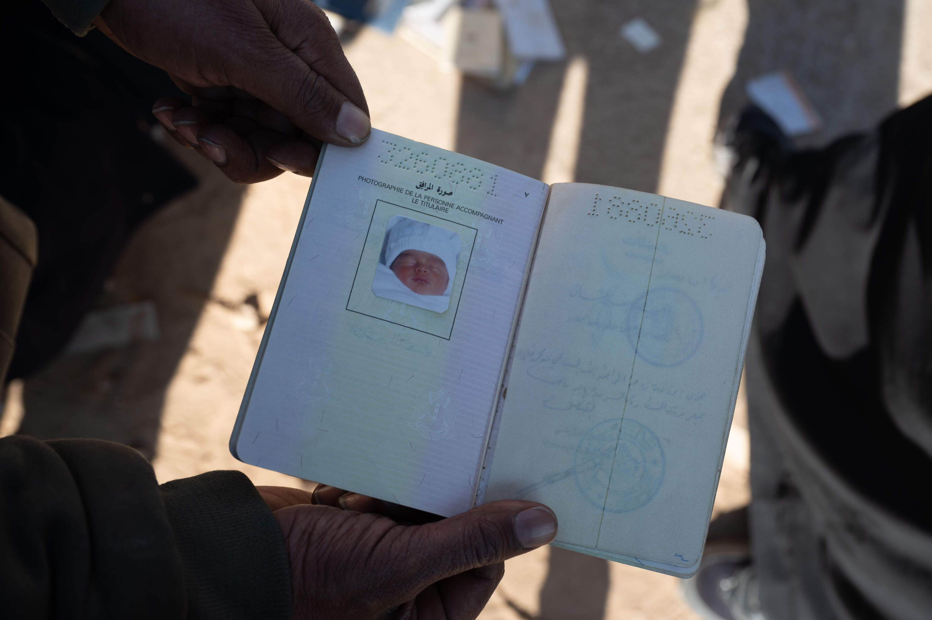 An infant's passport. (Courtesy of Lynzy Billing)