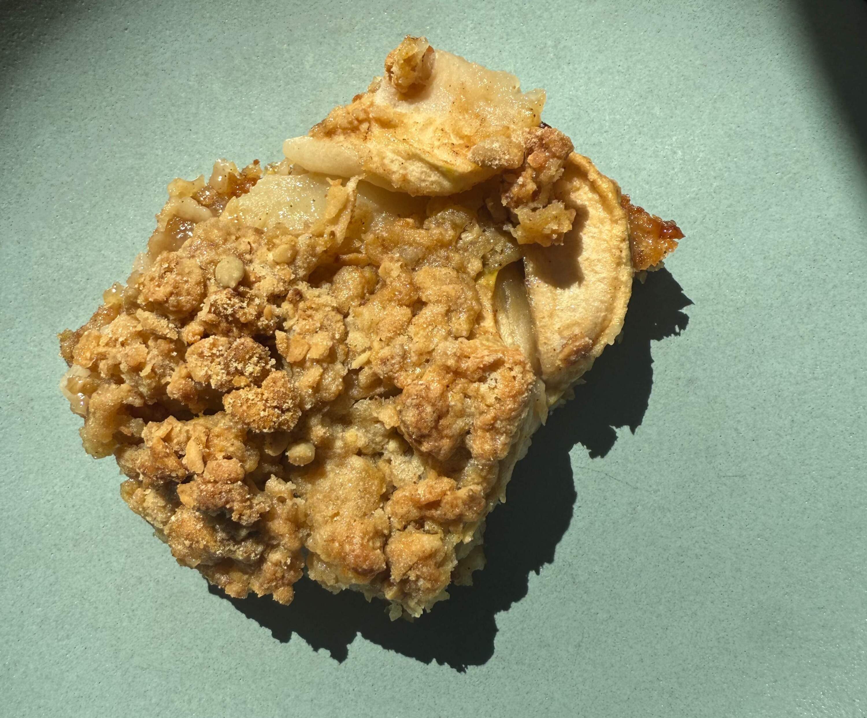 Apple crumble squares. (Kathy Gunst/Here &amp; Now)