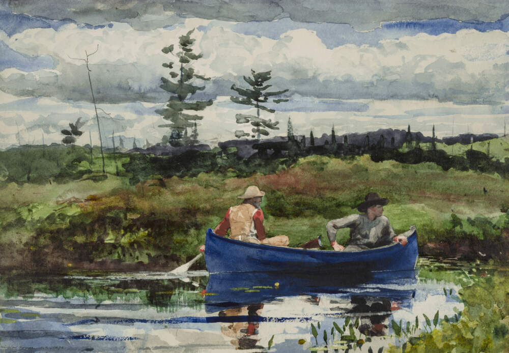 Winslow Homer, "The Blue Boat," 1892. (Courtesy Museum of Fine Arts, Boston)