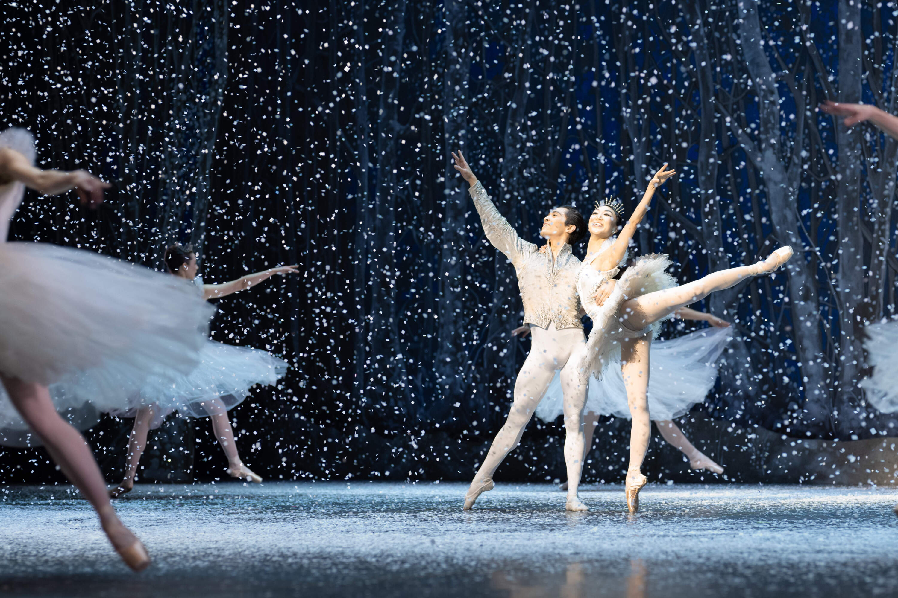 Jeffrey Cirio and Ji Young Chae in Mikko Nissinen's "The Nutcracker." (Courtesy Boston Ballet, photo Liza Voll)