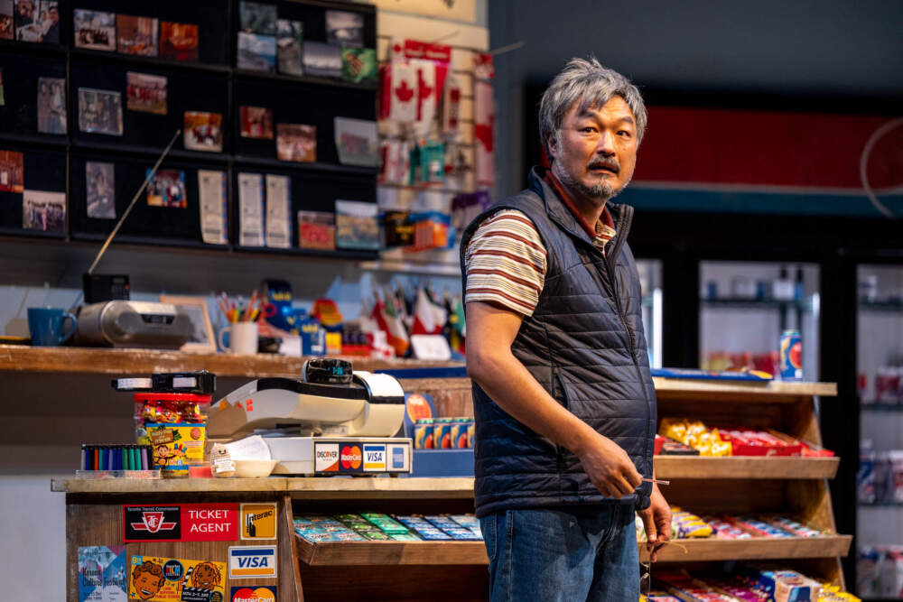 Ins Choi in "Kim’s Convenience," a Soulpepper Production in association with American Conservatory Theater and Adam Blanshay Productions. (Courtesy Dahlia Katz)