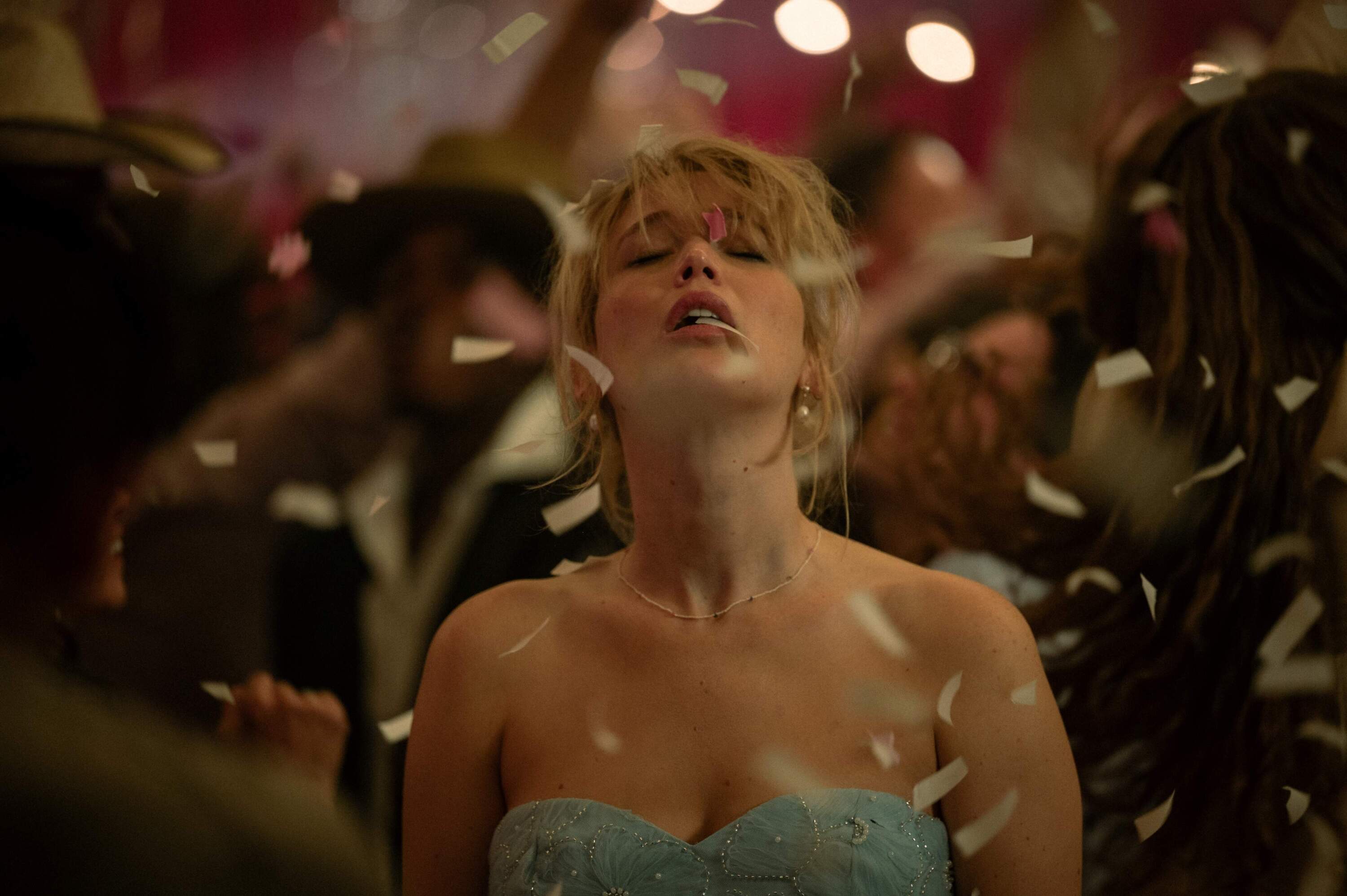 Jennifer Lawrence in director Lynne Ramsay's "Die My Love." (Courtesy Kimberly French/MUBI)