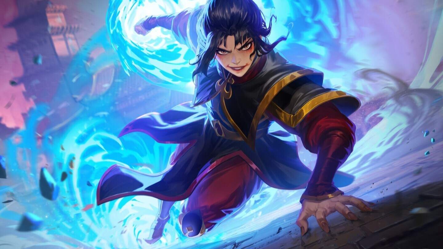 Fahmi Fauzi's art for "Fire Lord Azula" from the "Avatar: The Last Airbender - Magic: The Gathering." (Courtesy of Wizards of the Coast)