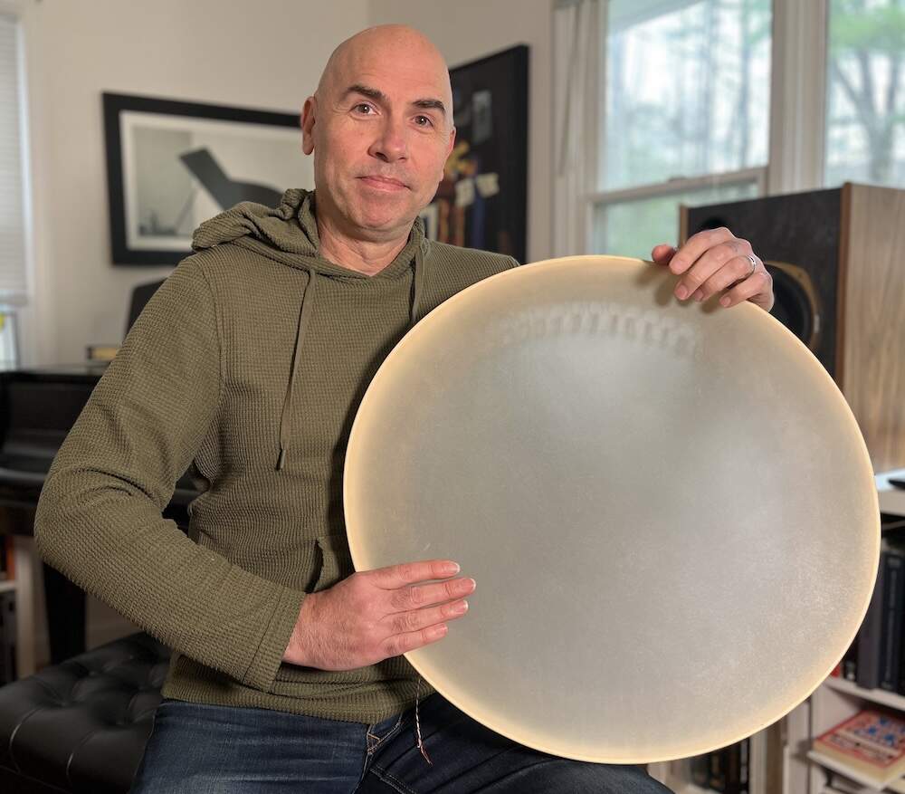 The frame drum dates back more than 5,000 years. (image courtesy of Rebecca Sheir)