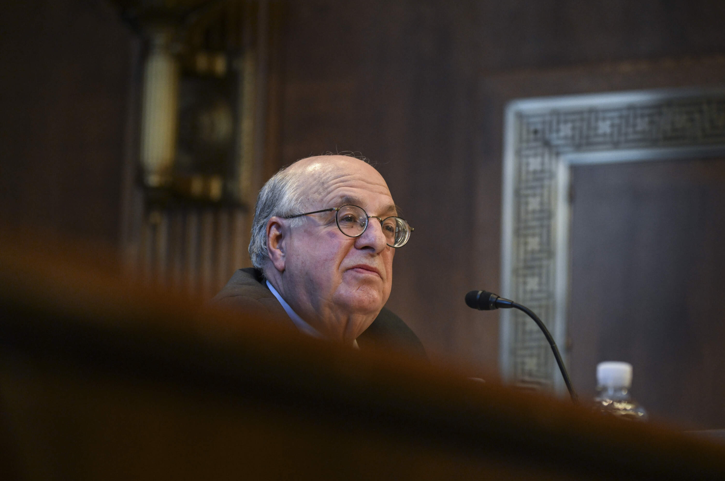 Former U.S. District Judge Mark L. Wolf, as seen in 2023 when he testified in front of the Senate Judiciary Committee. (Ricky Carioti/The Washington Post via Getty Images)