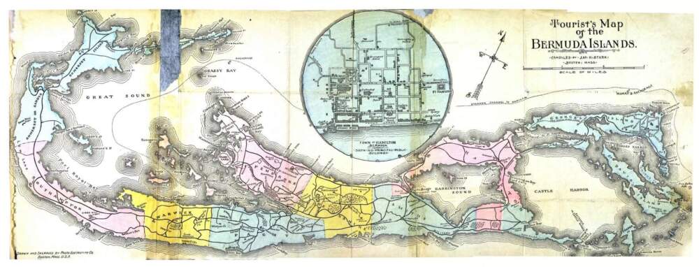 Detail from the 1877 book "Memorials of the discovery and early settlement of the Bermudas or Somers Islands, 1515-1685" by Sir John Henry Lefroy. (Cornell University Library)