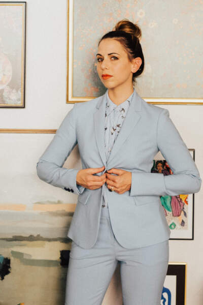 Laura Bailey, the BAFTA-award-winning actor who plays "Invisigal" in Dispatch (Courtesy of Heirlume Photography)