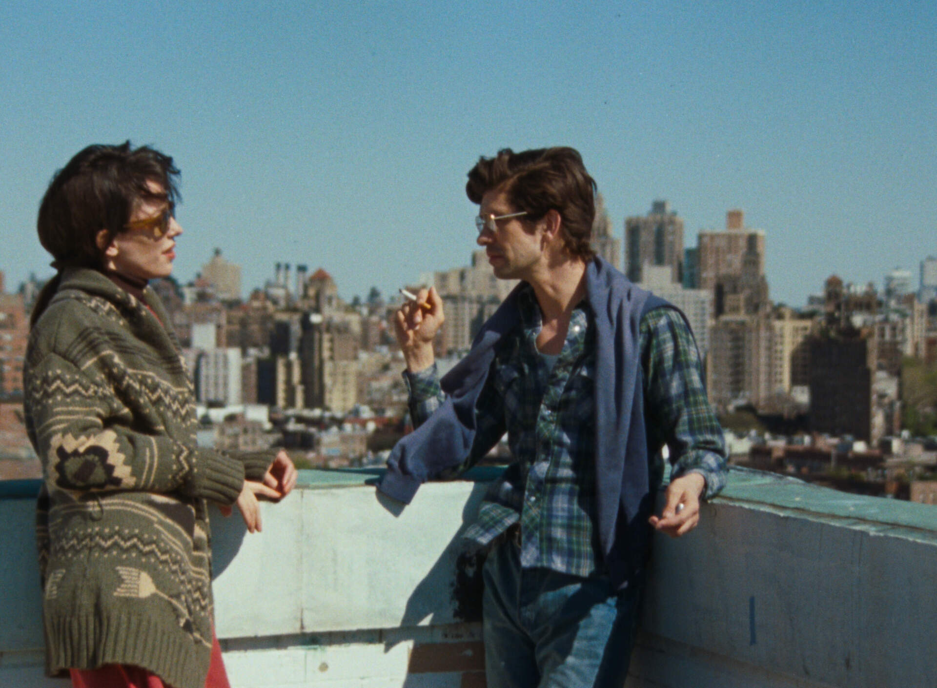 Ben Whishaw and Rebecca Hall in "Peter Hujar's Day." (Courtesy of Janus Films)