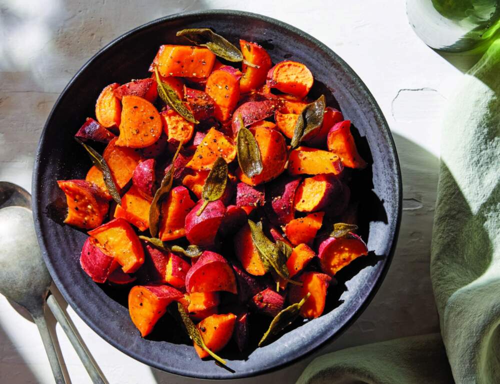 Sage maple sweet potatoes. (Courtesy of Kristin Teig)