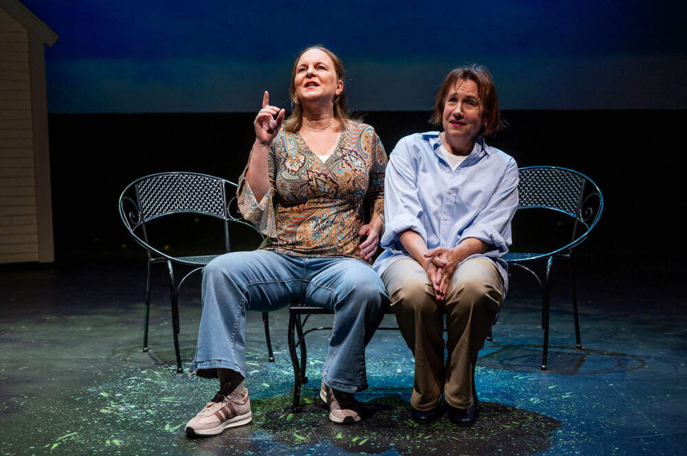 From left, Laura Latreille and Lee Mikeska Gardner in Central Square Theater's production "Summer, 1976." (Courtesy Nile Scott Studios)