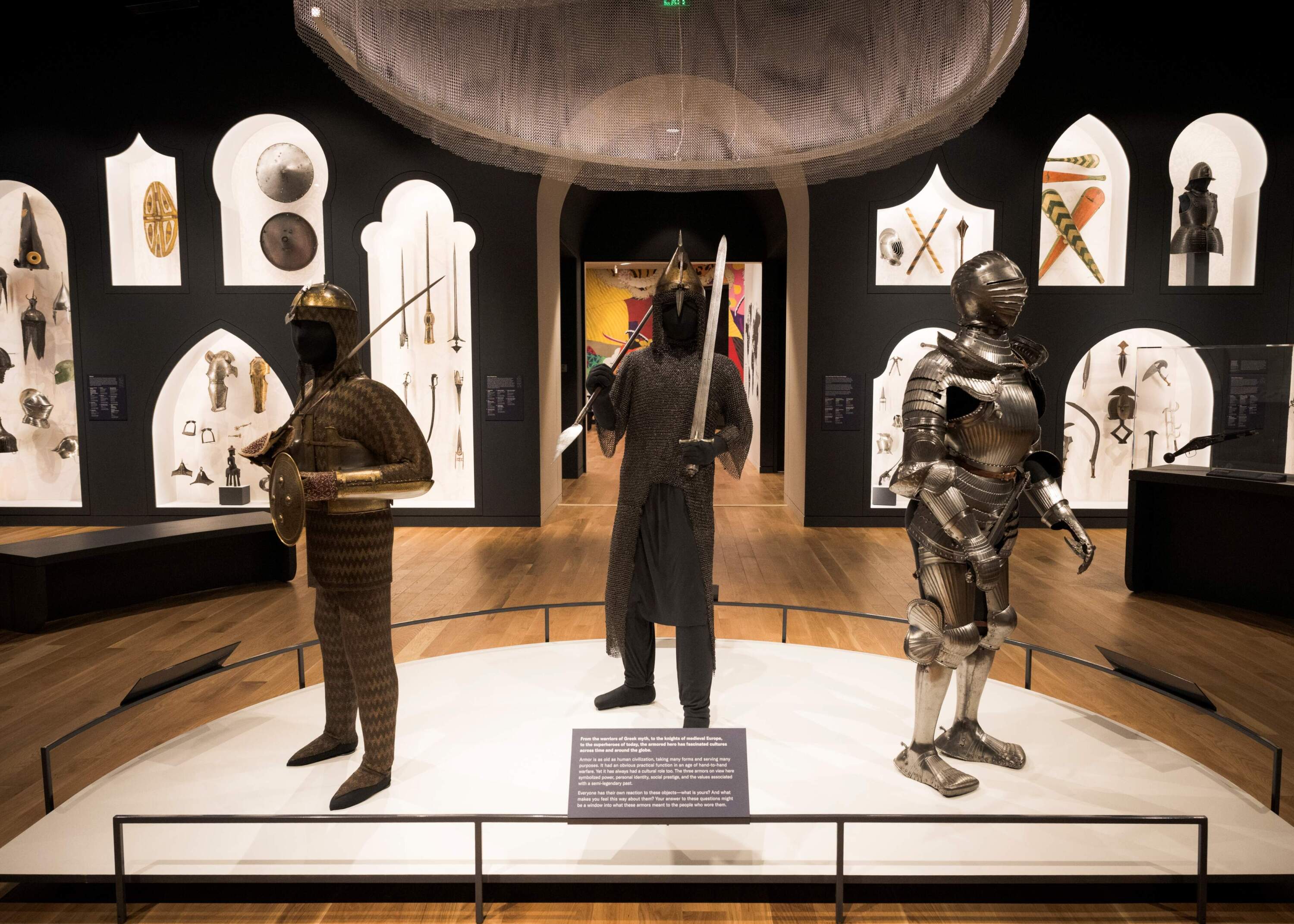 View of the "Arms and Armor" galleries at Worcester Art Museum. (Courtesy Charles Stelliarmo/Worcester Art Museum)