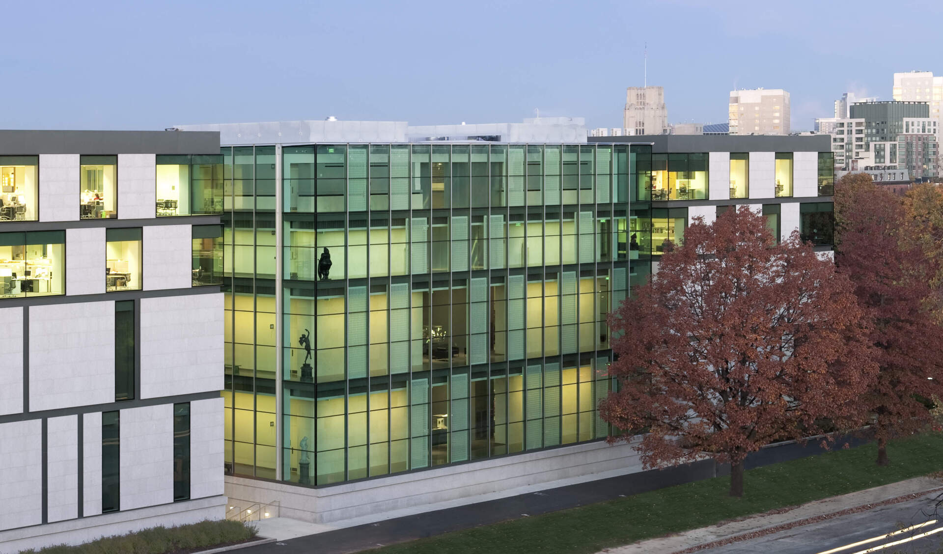 An exterior view of the MFA's Art of the Americas wing. (Courtesy Museum of Fine Arts, Boston)