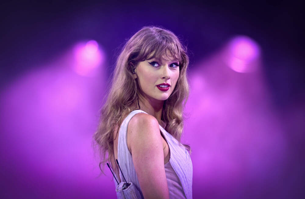 Taylor Swift at The Eras Tour in London. (Gareth Cattermole/Getty Images for TAS Rights Management)