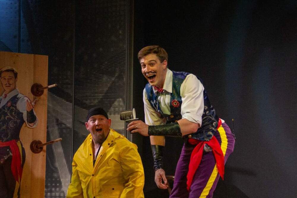 Jack the Whipper and Ses Carny at WBUR CitySpace. (GT Nguyen/WBUR)