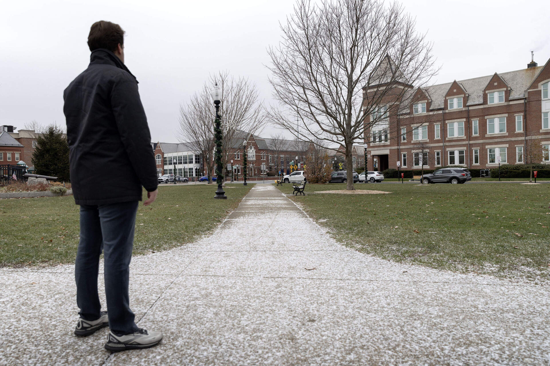 Adam is in recovery for an addiction to gambling, tied to online sports betting. (Robin Lubbock/WBUR)