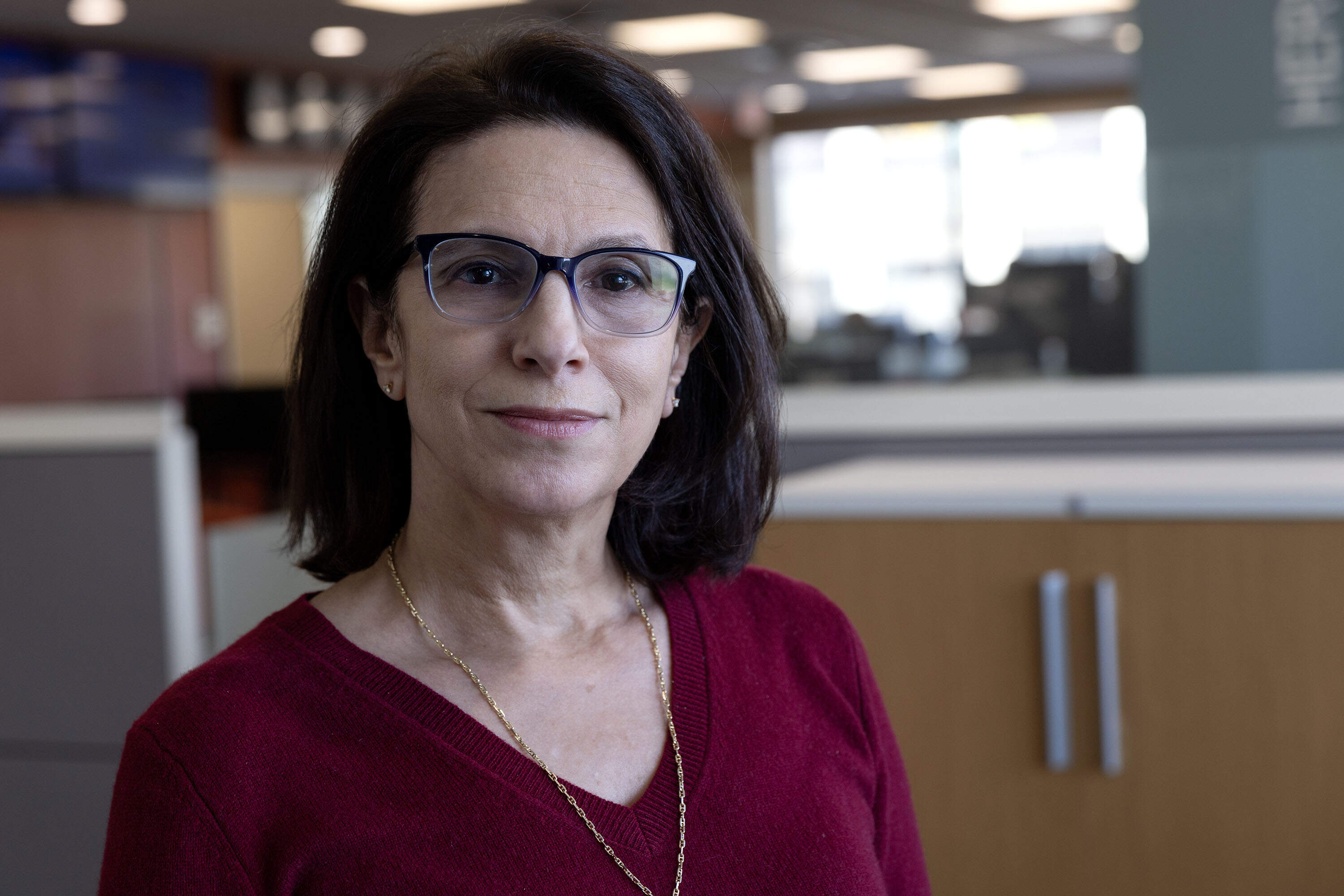 Author Ana Hebra Flaster. (Robin Lubbock/WBUR)