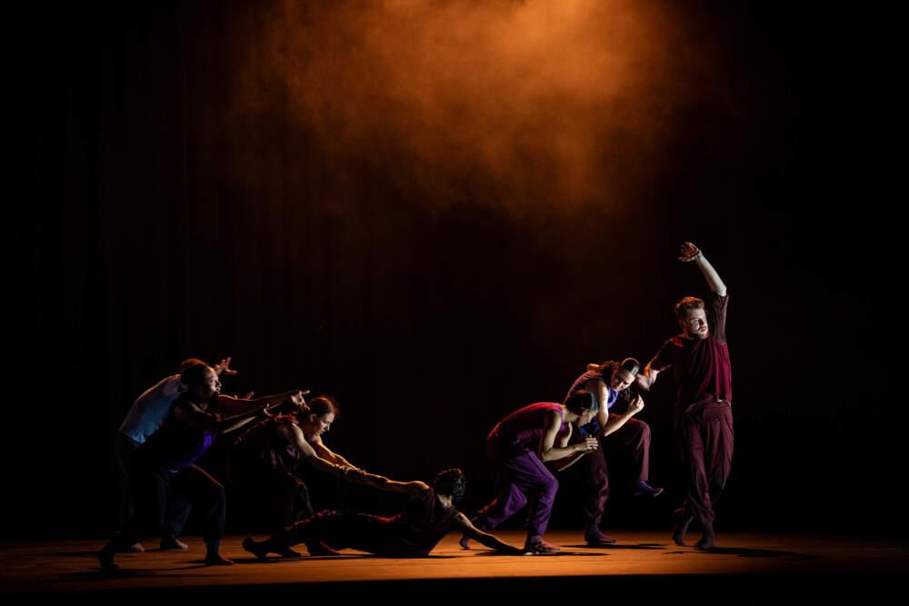 Dancers with Anne Plamondon Productions performing "Myokine." (Courtesy Steven Berruyer)