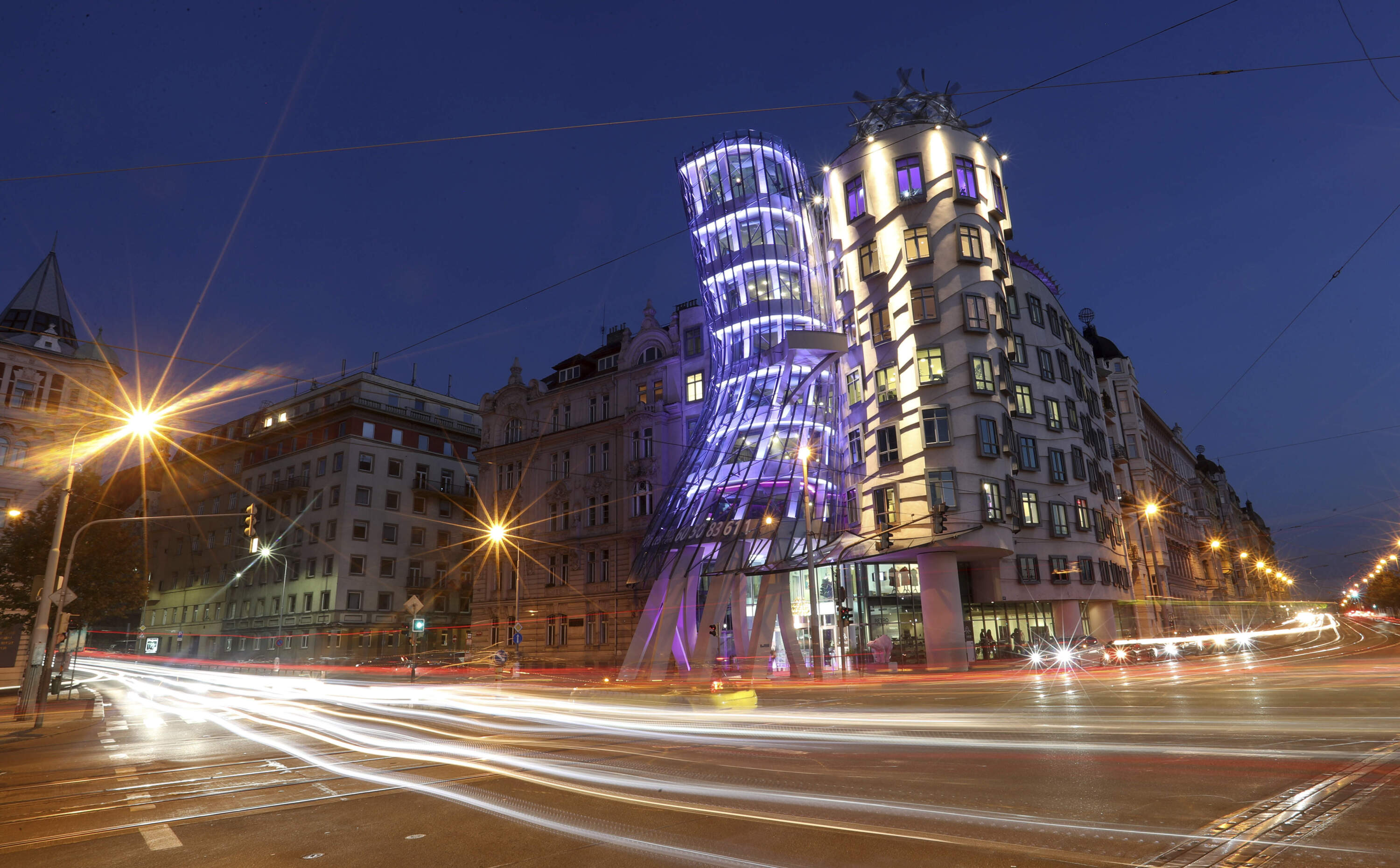 FILE - A view of the Dancing House in Prague, Czech Republic, Tuesday, Sept. 20, 2016. (Petr David Josek/AP)