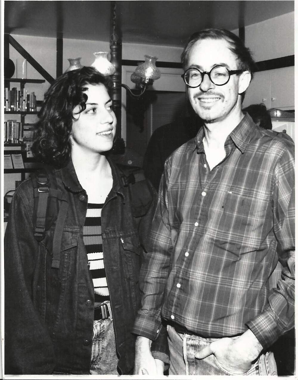 The author and her father, Steve Abbott. San Francisco, 1992. (Courtesy Alysia Abbott)